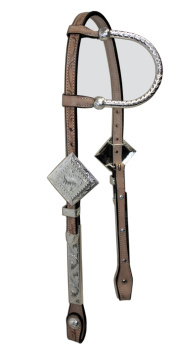 CE Classic Show Kopfstück - Sterling Silver Coated - 1 Ohr - AS6010