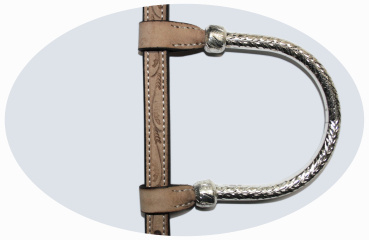 "CE Classic" Show Kopfstück - Sterling Silver Coated - 1 Ohr - AS6006