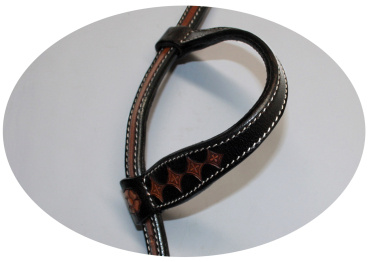 EE Tack Show Kopfstück - Einohr - N-667