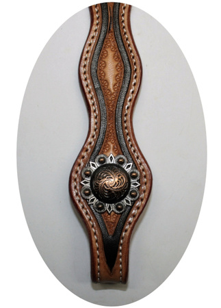 "EE Tack" Kopfstück - Stirnband - Show - S-2024