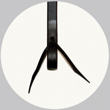 BCL Kopfstück Einohr - Oiled - Stitched - NP Hardware