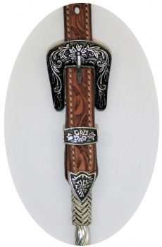 SN Tack Kopfstück - Doppeleinohr - Show - HS008