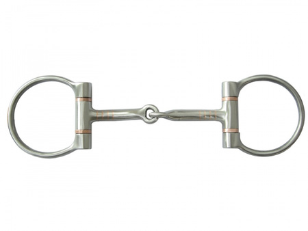 "HYX" SS Brushed D-Ring Snaffle – 5´´ oder 5,5´´ - 2557121M