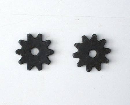 Sporenräder - Black Iron - Paarweise (2 Stück) - Durchmesser 22 mm
