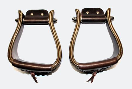 Premium Holzsteigbügel - Angled / Offset - JKST58-3