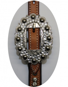 "SN Tack" Kopfstück - Stirnband - Show - HS124