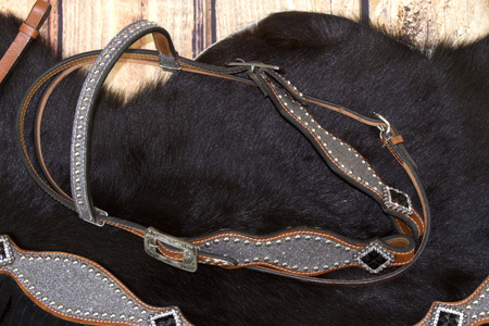 brokatowe bridle pokazowe lptrick