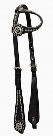 "EE Tack" Kopfstück - Einohr - SPOTS - 3 Farben