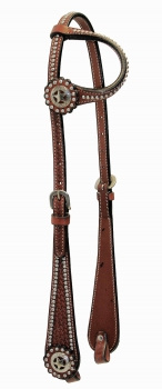 "EE Tack" Kopfstück - Einohr - SPOTS - 3 Farben