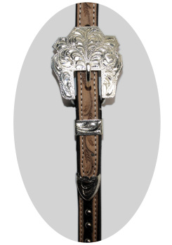 "CE Classic" Show Kopfstück - Sterling Silver Coated - 1 Ohr - AS6009