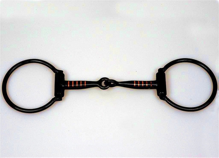 D - Ring Snaffle Bit - Sweet Iron - Copper Inlay - 5 '' oder 5,5 ''