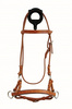 Side Pull - SINGLE LEATHER NOSEBAND - Harness Kopfstück - SOFT PADDED