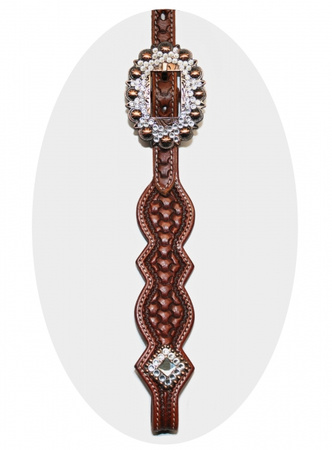 "SN Tack" Kopfstück - Doppeleinohr - Show - HS160