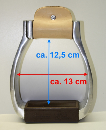 Sicherheits Alu Steigbügel - mit seitlicher Notöffnung