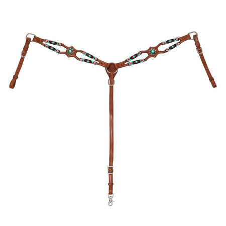 Emerald western breastcollar