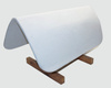 saddle pad liner ee tack filcowy / white