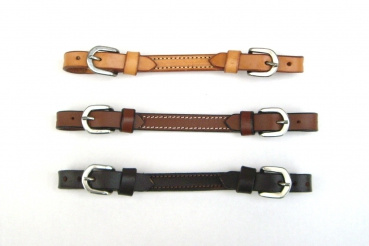 EE Tack - Kinnriemen - US Leder - 3 Farben - Two Buckle