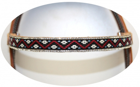 SN Tack Kopfstück - Stirnband - Show - HS024