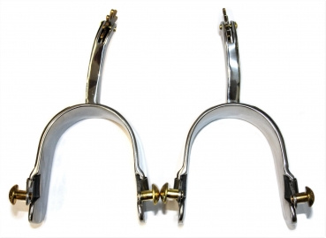 KS SS Engraved Cutting Spurs (35044M)