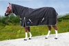 TOUGH HORSE - Regen Winterdecke - Combo mit Halsteil - 1200D - 300g filling - SCHWARZ - Größen 74´´(125cm) bis 80´´ (155cm)