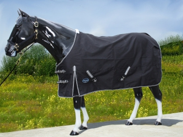 TOUGH HORSE - Regendecke - 1200D - SCHWARZ - 74 bis 80