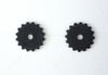 Sporenräder - Black Iron - Paarweise (2 Stück) - Durchmesser 26 mm