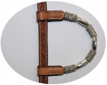 SN Tack Kopfstück - Doppeleinohr - Show - HS008