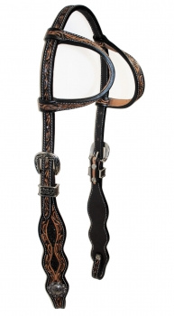 SN Tack Kopfstück - Doppeleinohr - Show - HS167