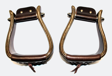 Premium Holzsteigbügel - Angled / Offset - JKST58-3