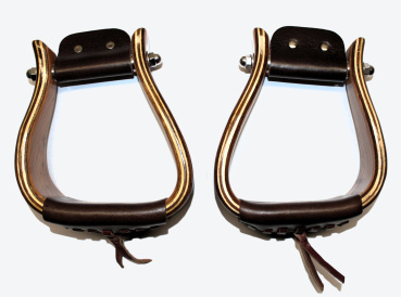 Premium Holzsteigbügel - Angled / Offset - JKST68-3