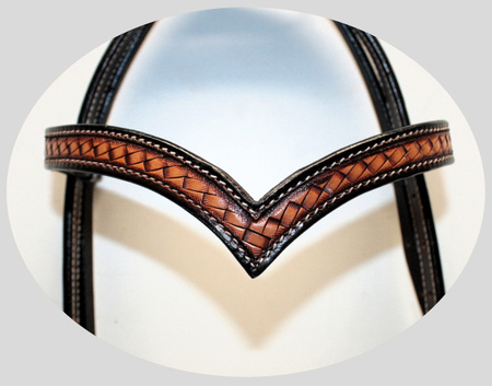 "EE Tack" Show Kopfstück - "V" Stirnband - L-221