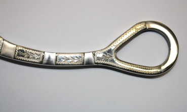 KS SS Shank Snaffle Bit - Show - 5 '' od. 5,5 '' (25113)