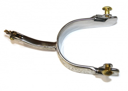 KS SS Engraved Cutting Spurs (35044M)