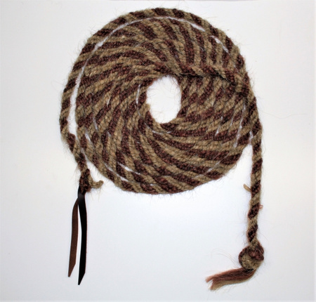 Horse Hair Mecate - 5/8´´ x 22ft. Lang - TWO TONE