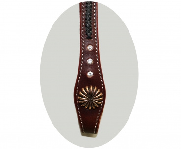 "EE Tack" Kopfstück - SHOW - Fut. Stirnband - AJ-104