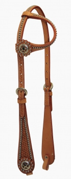 "EE Tack" Kopfstück - Einohr - SPOTS - 3 Farben