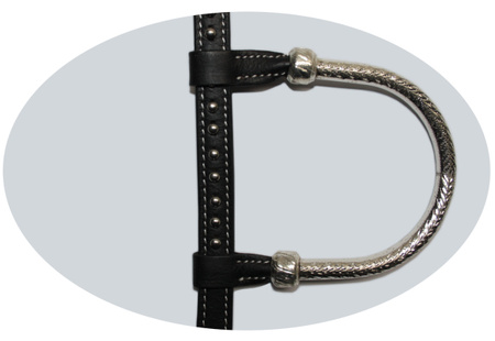 CE Classic Show Kopfstück - Sterling Silver Coated - 1 Ohr - AS6012