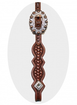 "SN Tack" Kopfstück - Doppeleinohr - Show - HS160