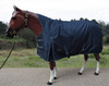 "TOUGH HORSE" - Regen Winterdecke - HALF NECK - 150gr. - 1200D - NAVY - Größen 74´´(125cm) bis 80´´ (155cm)