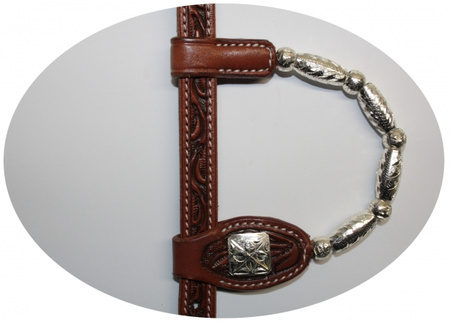 SN Tack Kopfstück - Doppeleinohr - Show - HS085