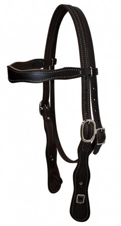 "BCL" COWBOY HEADSTALL -  Stirnband - Stitched - NP Hardware