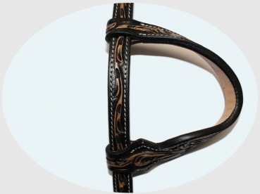 SN Tack Kopfstück - Doppeleinohr - Show - HS-SET040