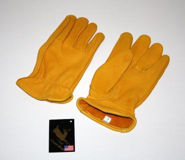 MAJESTIC Premium Hirschleder Handschuhe - Gr. S bis XL