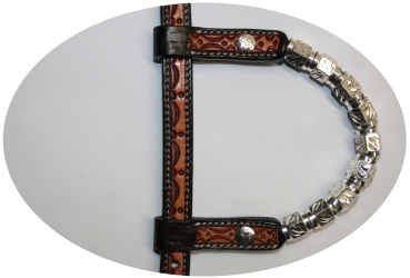 EE Tack Show Kopfstück - Doppeleinohr - N-1050