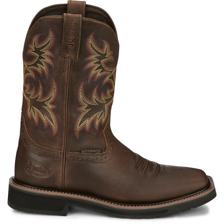 Kovbojské boty JUSTIN BOOTS Driller 11" Waterproof