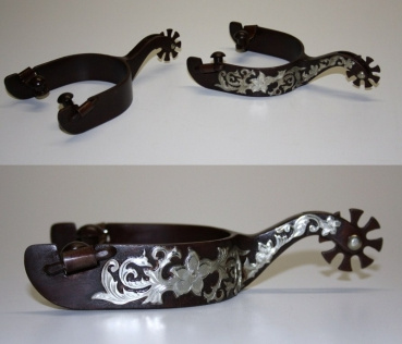 KY Show Sporen - Braun mit Silver