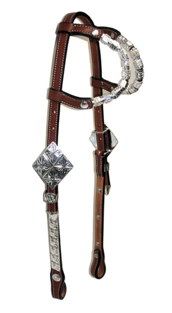 "EE Tack" Show Kopfstück - Doppeleinohr - #30003