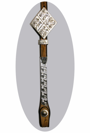 CE Classic Show Kopfstück - Sterling Silver Coated - 1 Ohr - AS6007