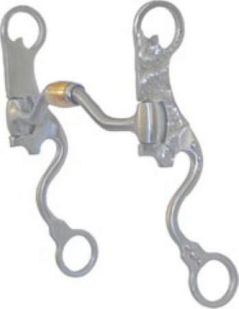 FG Show Bit - Brushed Short Futurity Hinged Port #257618