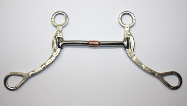 "KS" SS B. Allen Shank Bit – Copper Roller – Show  - 5 '' od. 5,5 '' (25114)